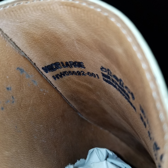 Rare 1950s Wooden Block Platform Heels Hushpuppy sz 10 - Picture 9 of 13